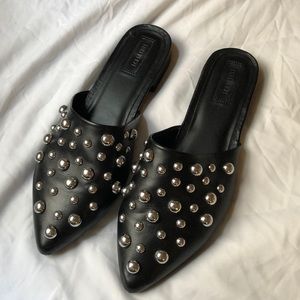Studded mules